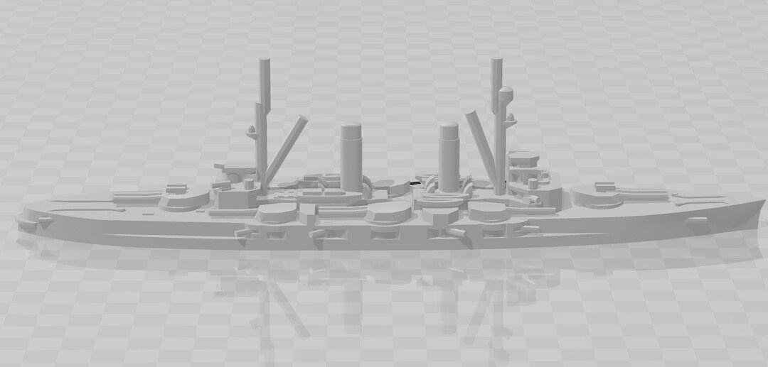 Battleship Satsuma Class IJN Wargaming Axis and Allies Etsy