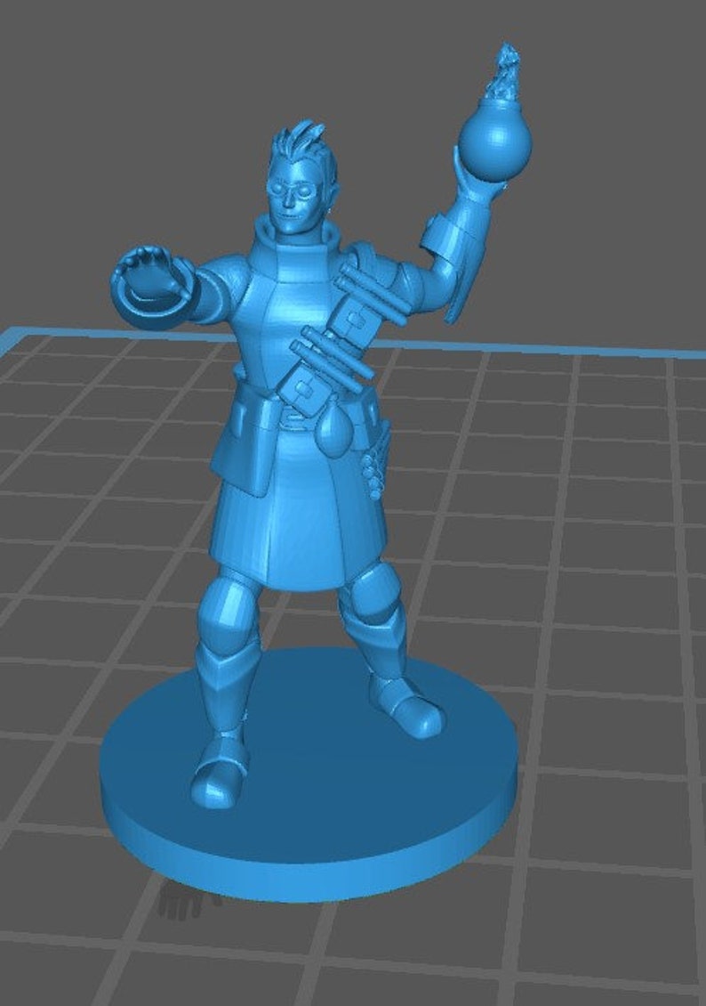 Elf Wizard Mini DND Pathfinder Dungeons & Dragons RPG | Etsy