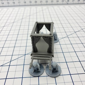 Empire of Scorching Sands - Palanquin - DND - Dungeons & Dragons - RPG - Tabletop - EC3D - Miniature - 28 mm