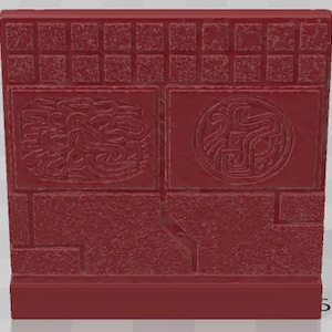 Normal Walls Set 1 - Aztlan Clip On - Pathfinder - Dungeons & Dragons -RPG- Tabletop-Terrain - 28 mm / 1&quot;- Aether Studios