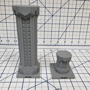 Mountain King - Pillar Tile - DragonLock - DND - Pathfinder - RPG - Dungeon & Dragons - 28 mm / 1&quot; - Fat Dragon Games
