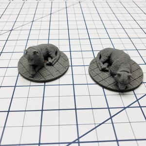 Empire of Scorching Sands - Set of 2 Tiger Minis - DND - Pathfinder - Dungeons & Dragons - RPG - Tabletop - EC3D - Miniature - 28 mm