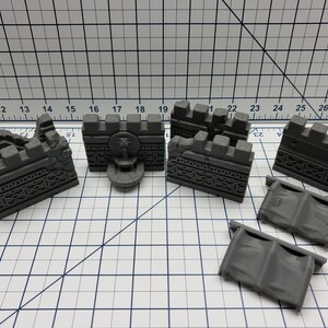 Empire of Scorching Sands - City Walls - DND - Dungeons & Dragons - RPG - Tabletop - EC3D - Miniature - 28 mm