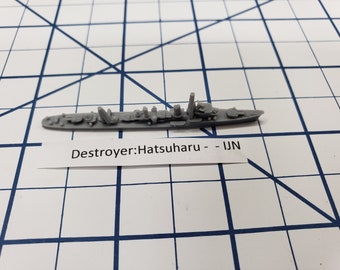Destroyer - Hatsuharu Class - IJN - Wargaming - Axis and Allies - Naval Miniature - Victory at Sea - Tabletop Games - Warships