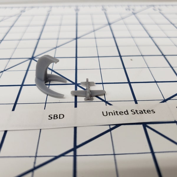 Aircraft - SBD Dauntless - US Navy - 1:900 - Wargaming - Axis and Allies - Naval Miniature - Victory at Sea - Tabletop Games - Warships