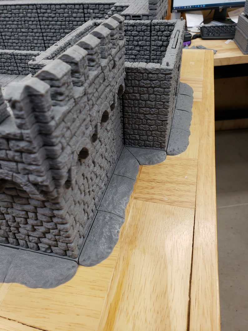 Castle Style Outer Walls Dragonlock DND Pathfinder Etsy
