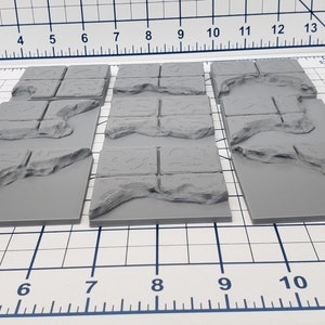 Baldosas de agua - EC3D - DND - Pathfinder - Dragones y mazmorras - RPG - Mesa - 28 mm / 1" - True Tiles