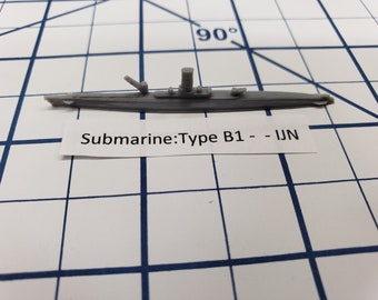 Submarine - Type B1 - IJN - Wargaming - Axis and Allies - Naval Miniature - Victory at Sea - Tabletop Games - Warships