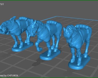 15mm ACW General Horses 2 - 3 Minis - MC Minis