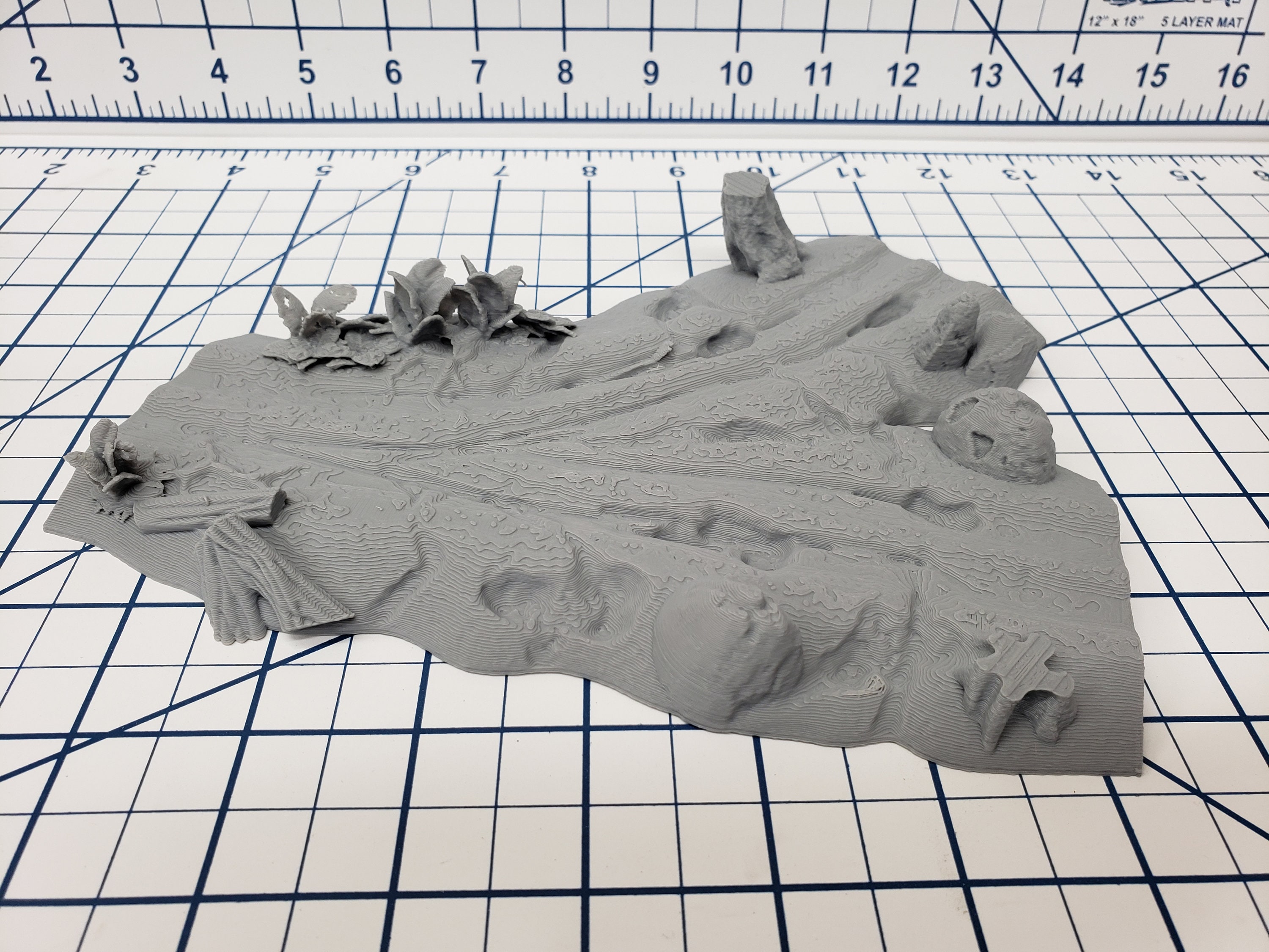 Dirt Road Terrain Pieces OpenLock DND Pathfinder Etsy