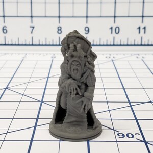 Wilds of Wintertide - Krampus Mini - Hero&#39;s Hoard - DND - Pathfinder - Dungeons & Dragons - RPG - Tabletop - EC3D - Miniature - 28 mm