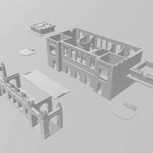 Leningrad Ruins - War Across Europe - Terrain - 28mm - 20mm - 15mm -  WOW Buildings