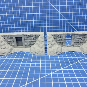 Barrow Mounds - Entrance Door Tiles - Dragonshire - Fat Dragon Games - DND - Pathfinder - RPG - Terrain - 28 mm / 1&quot; - Dungeon & Dragons
