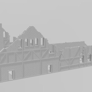 Factory Ruins - War Across Europe - Terrain - 28mm - 20mm - 15mm -  WOW Buildings