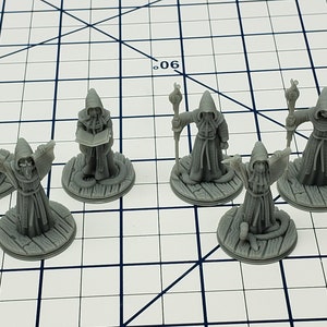 Kraken Cultists Mini - Savage Atoll - Hero&#39;s Hoard - DND - Pathfinder - Dungeons & Dragons - RPG - Tabletop - EC3D - Miniature