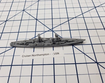 Cruiser - Northampton - 1945 Variant - USN - Wargaming -  Naval Miniature -  Tabletop Games - Warships