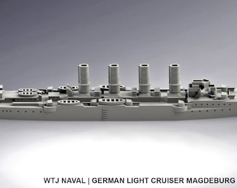 Magdeburg 1912 - German Navy - Pre Dreadnought Era - Wargaming -  Naval Miniature - Victory at Sea