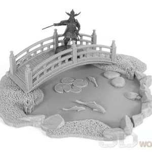 Samurai - Pond Set - DND - Pathfinder - Dungeons & Dragons -  - Test of Honour - RPG - Tabletop - 28 mm / 1&quot;