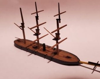 USS Housatonic - Unión - Barcos - Veleros - Age of Sail - Juego de Guerra - Wargaming - Juegos de Mesa - Escala 1/600