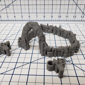 DungeonSticks - Estilo caverna húmeda - DND - Pathfinder - Mazmorras y dragones - Terreno - RPG - Mesa - 28 mm / 1"