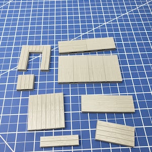Wood Floor Tiles - Dragonshire - Building - Fat Dragon Games - DND - Pathfinder - RPG - Terrain - 28 mm/ 1&quot; - Dungeon & Dragons -