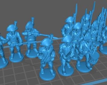 Spanish Line 1808 btg - Great for Table Top War Games And Dioramas - Resin Miniatures 28 mm Miniature - Bolt Action -