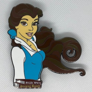 Disney fantasy pin Jumbo 3 1/4” tall Windswept Town Belle