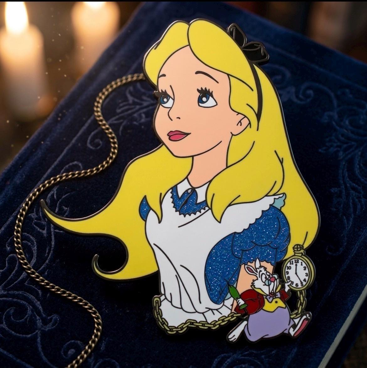 Jumbo Windswept Alice Disney Fantasy Pin - Etsy