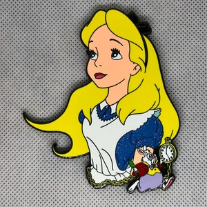 Jumbo Windswept Alice Disney fantasy pin