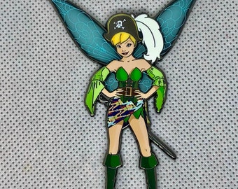 Pirate Tinkerbell Hard Enamel Disney Fantasy Pin