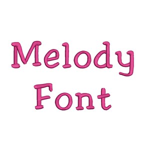 4 grootte melodie borduurwerk lettertype 9 formaten Machine borduurwerk lettertypen Script borduurwerk lettertype PES lettertypen BX lettertypen - Instant Download bestanden
