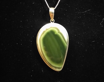 Imperial Jasper Necklace in Sterling Silver