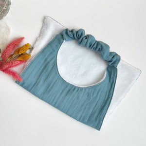 Customizable elastic towel, maternal towel in double cotton gauze and bamboo sponge