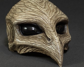 Bird mask halfmask bone shape