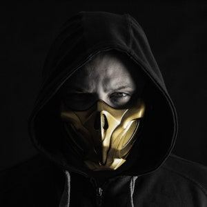 Scorpion mask from mortal kombat 11 Netherrealm Rage