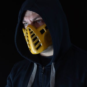 Scorpion mask MK11 Classic for cosplay image 8