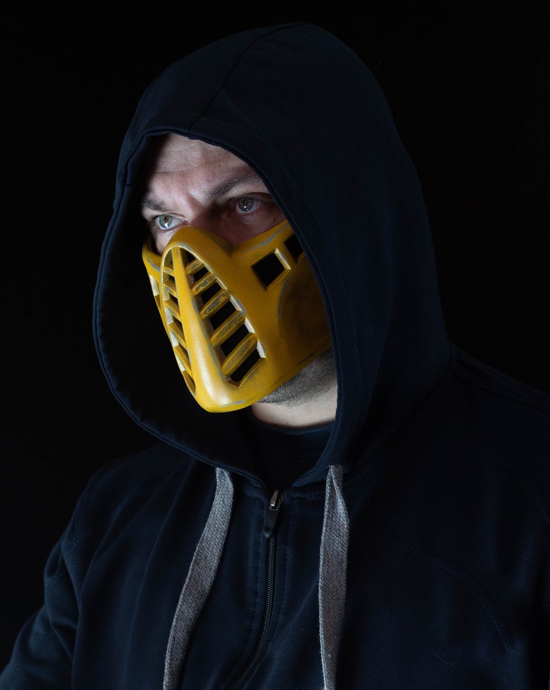 Scorpion mask MK11 Classic for cosplay image 8