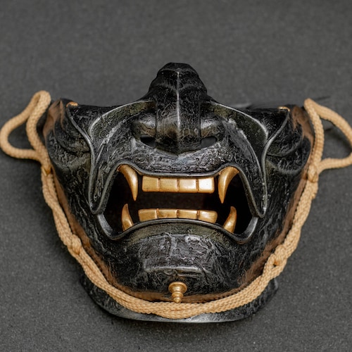 Ghost of Tsushima Mask Ghost Transcendent Demon Menpo Mask Etsy