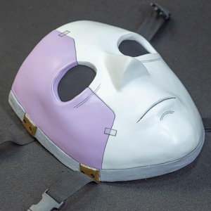 Sally Face mask (prosthesis) Pale pink for cosplay