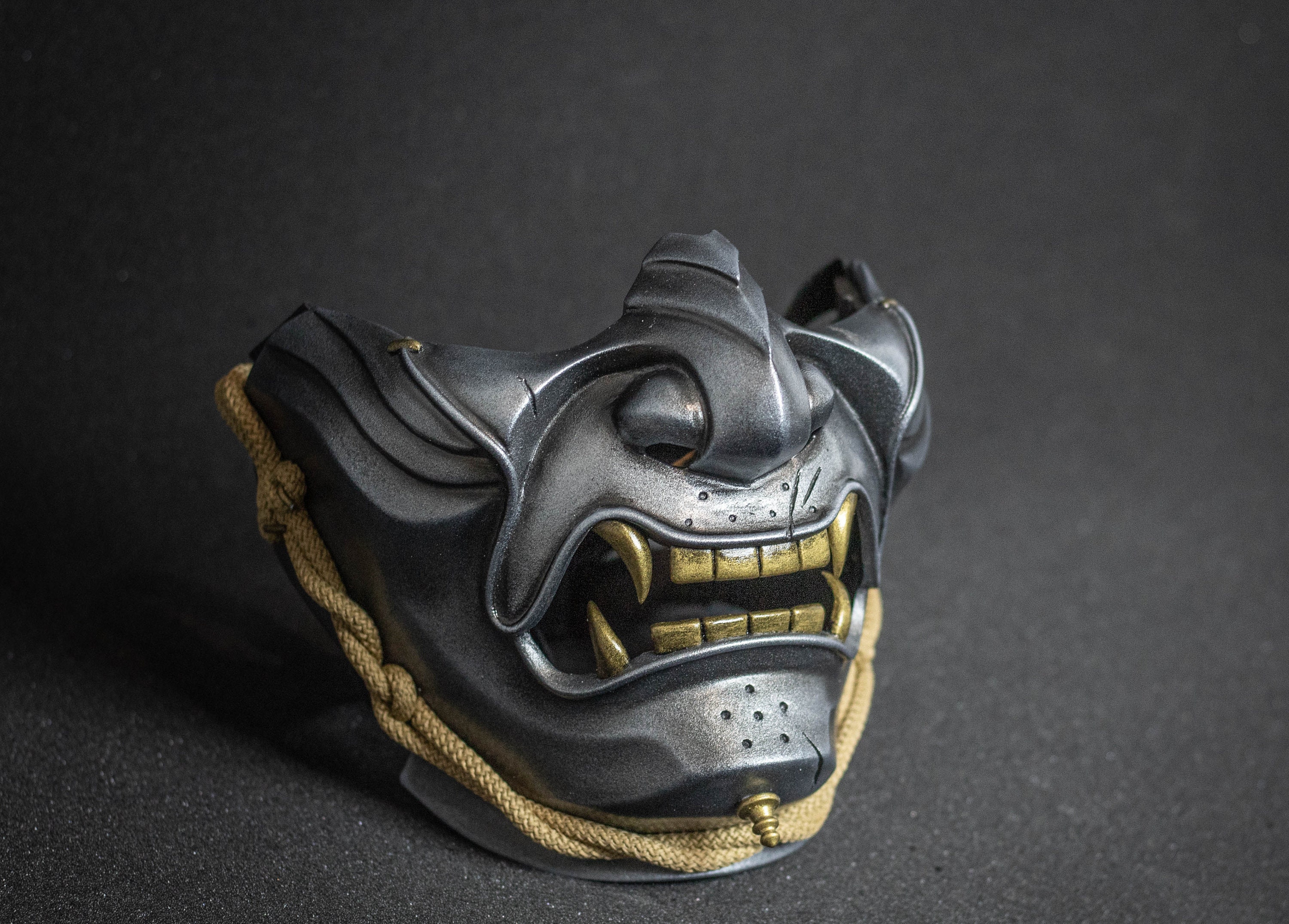 Ghost of Tsushima mask Clean shape . Demon Menpo mask Etsy