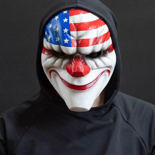 PAYDAY 2 Dallas マスク Dallas Mask From Payday2 Replica, Clown Mask, for Gamer and