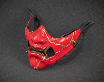 Ghost of Yotei Lightning in the dark mask replica from the game