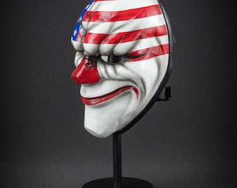 Dallas Mask From Payday2 Replica, Clown Mask, for Gamer and