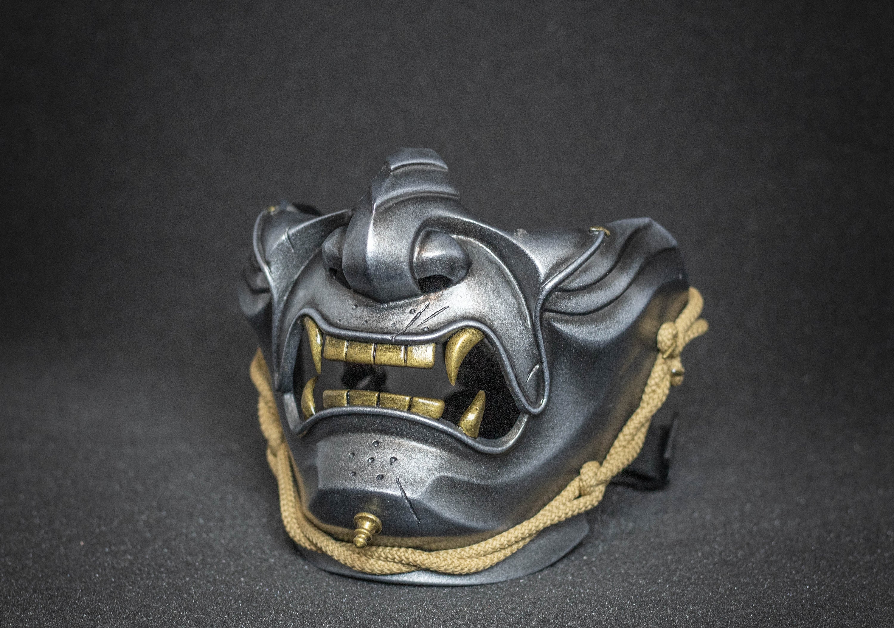 Ghost of Tsushima Mask Clean Shape . Demon Menpo Mask Etsy UK