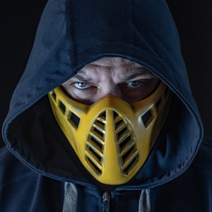 Scorpion mask MK11 Classic for cosplay image 1