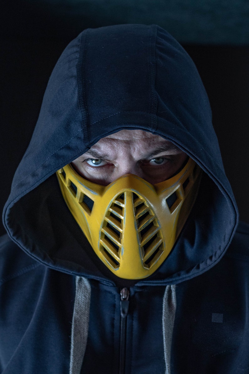 Scorpion mask MK11 Classic for cosplay image 1