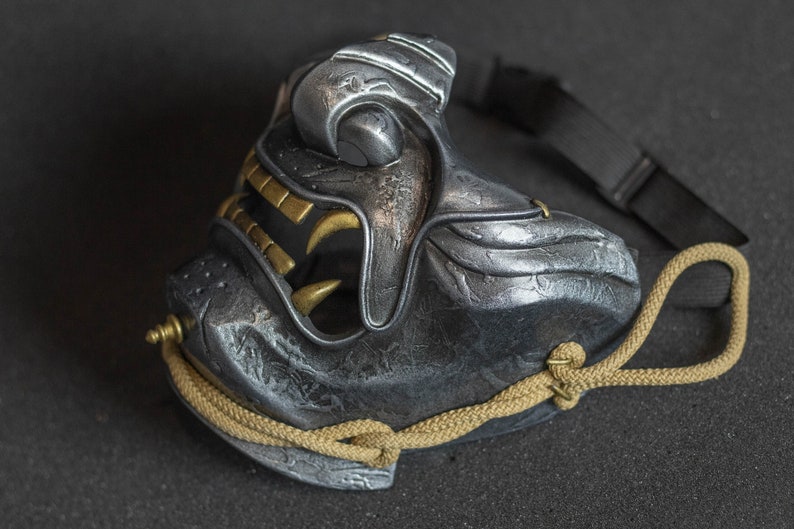 Ghost of Tsushima Mask. Demon Menpo Mask Etsy