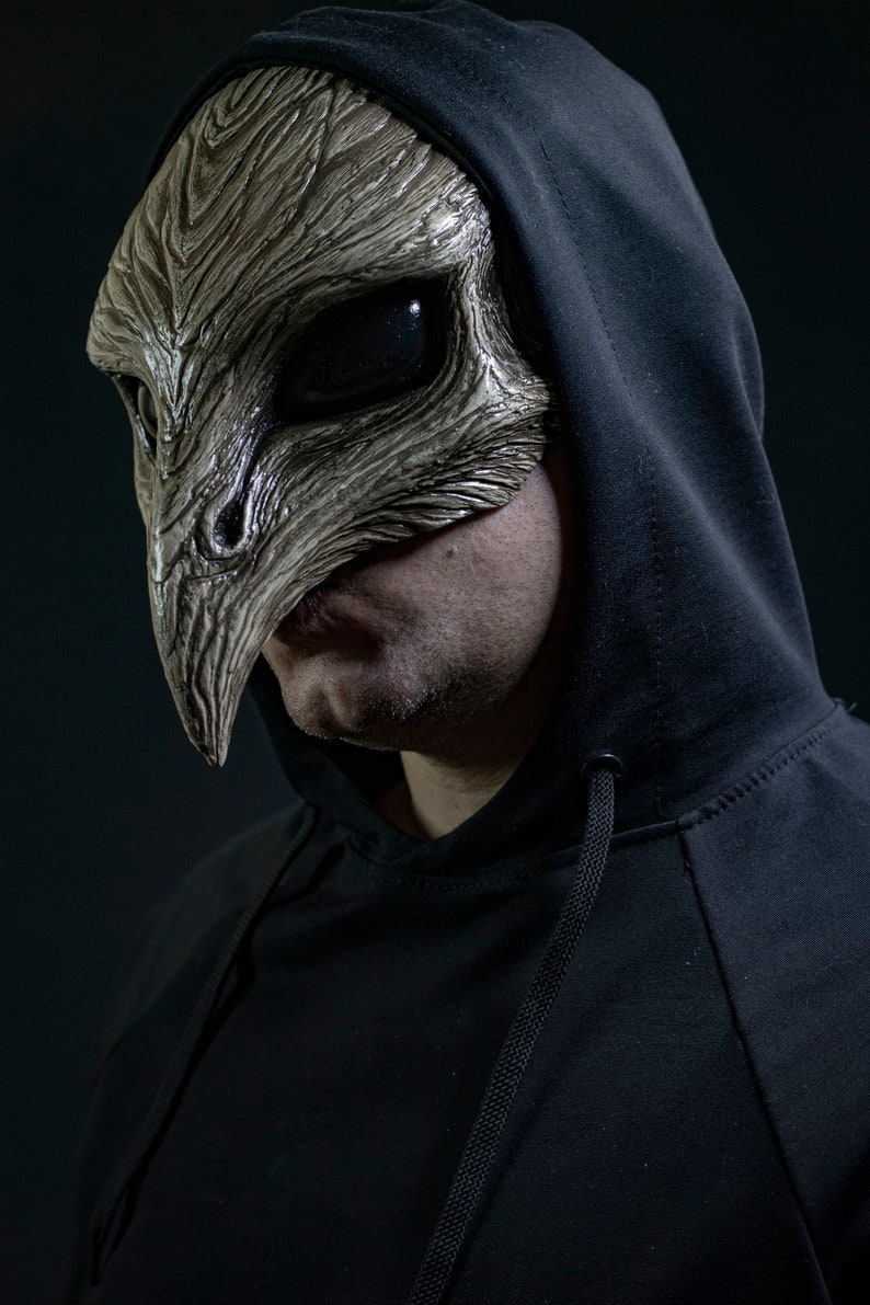 Socket Mask Plague Bird Mask Halfmask White Bone Shape - Etsy