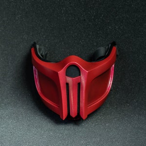 Scorpion mask MK11 Crimson Scorpion Mortal Kombat 4 for cosplay