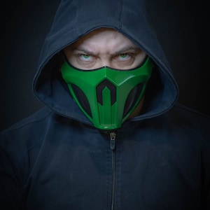 Scorpion (Reptile)  mask Harumi&#39;s protector MK11 Mortal Kombat for cosplay